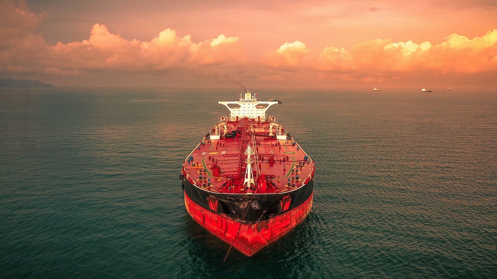 Tanker at sea